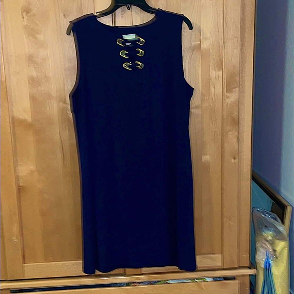 Pretty navy blue tank dress